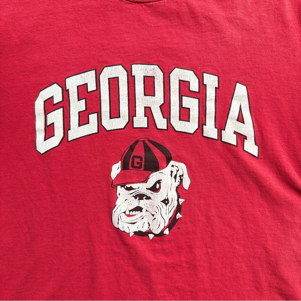 Vintage Champion Georgia Bulldogs Tee - Size Large